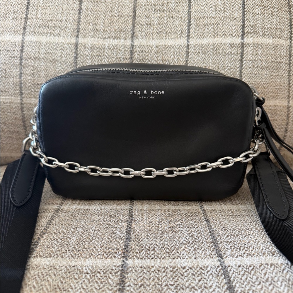 Rag and Bone Cami Leather Crossbody bag Black